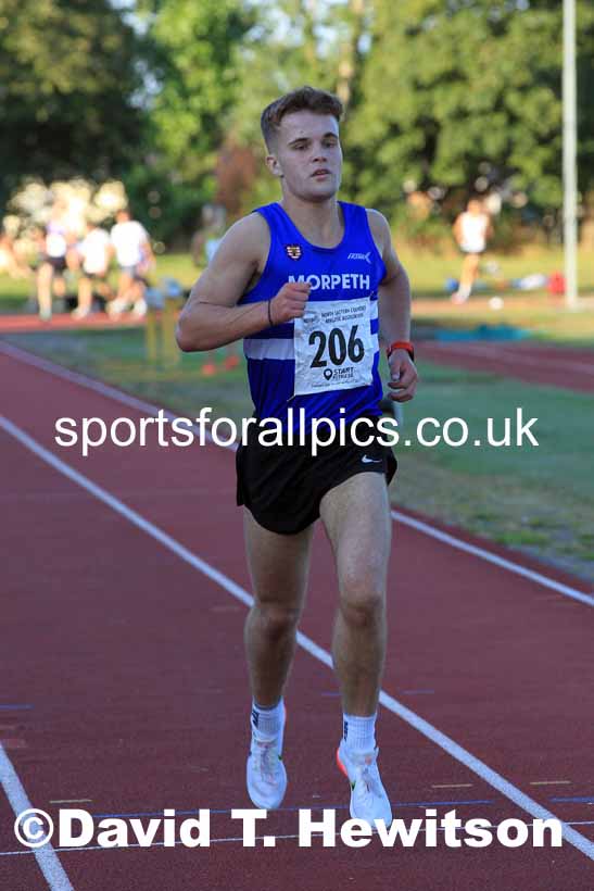3000 metres, 2022 NEGP Monkton No. 6, Wednesday, Aug. 10th. Photo: David T. Hewitson/Sports for All Pics